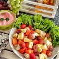 Cooksnap dari Ine Setiawati untuk resep Salad dengan saus yoghurt strawberry