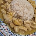 El cooksnap de Naryis Abdeselam cuando hizo Pollo a la naranja con guarnición de arroz pilaf.