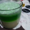 Cooksnap dari Dapur Ummi MHF untuk resep Puding Busa Pandan Vla Keju