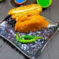 Bhakti sahgal का कुकस्नैप जब उन्होंने ब्रेड पकौड़ा (Bread pakoda recipe in hindi) बनाया था।
