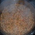 El cooksnap de ruth chiqui cuando hizo Falsa Fideuá de Carne picada.
