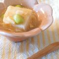 もすろー's cooksnap of when they made 冷でも温でも♫玉子と枝豆のあんかけ豆腐.