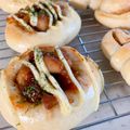 ぷーき's cooksnap of when they made 照り焼きチキンパン♡HBで簡単♡.