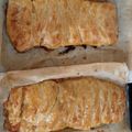 El cooksnap de pilar lucena cuando hizo Hojaldre relleno de pollo, cebolla y cheddar.