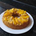 El cooksnap de Noelia Guerrero cuando hizo Torta invertida de durazno y avena.