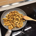 El cooksnap de Maria Mesa cuando hizo Tofu al chimichurri.