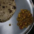 Tejashvi Patel का कुकस्नैप जब उन्होंने मटरा चाट (matra chaat recipe in HIndi) बनाया था।
