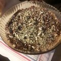 El cooksnap de Silvina Monti cuando hizo Postre con vainillas, nutella y mousse de dulce de leche.