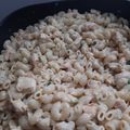 El cooksnap de Vilma Almirón cuando hizo Fideos con pollo al verdeo.