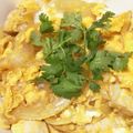 まりっコぐらし's cooksnap of when they made めんつゆで簡単！鶏むね肉のやわらか親子丼.