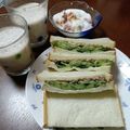 よちりん's cooksnap of when they made きゅうりとツナのサンドイッチ＊簡単朝食に.