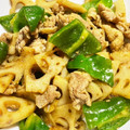 ozameg's cooksnap of when they made 豚薄切り肉＆蓮根ピーマンの和風カレー炒め.
