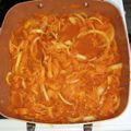 El cooksnap de Jorge Vergara cuando hizo Tinga de zanahoria.