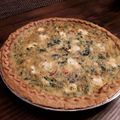 Wolfcatskitchen 's cooksnap of when they made Italian pesto quiche.