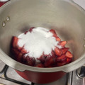 El cooksnap de Clau Spnza cuando hizo Mermelada de frutilla 🍓.