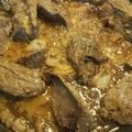 El cooksnap de Yudelkis Batista cuando hizo Hígado encebollado.