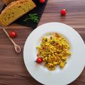 Cooksnap-ul lui Anca Bognar-Arsenie atunci când a preparat Omletă de post(vegană) cu ceapă verde!😋.