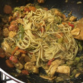El cooksnap de Camila Figueroa cuando hizo Wok pollo, vegetales con fideos especial!.