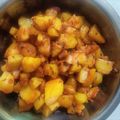 Fazeela's cooksnap of when they made உருளைக்கிழங்கு பொரியல்(potato fry recipe in tamil).