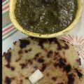 Deepika Arora का कुकस्नैप जब उन्होंने सरसों पालक मेथी का साग और मक्का की रोटी(sarso palak methi ka saag aur makka ki roti recipe in Hindi) बनाया था।