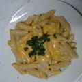 El cooksnap de Karen Maddox cuando hizo Fideos con crema de zapallo.