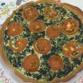 El cooksnap de Marieta cuando hizo Quiche de espinacas.