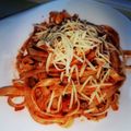 Cooksnap-ul lui Mihaela Corina Stanciu atunci când a preparat Spaghetti (integrale) bolognese.