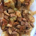 El cooksnap de Andrea Expósito Estévez cuando hizo Carne en salsa con chips crujientes.