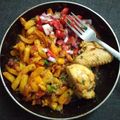Larry's cooksnap of when they made Chips Masala.