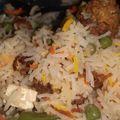  Chef Richa pathak. का कुकस्नैप जब उन्होंने वेज चावल (Veg Chawal recipe in hindi) बनाया था।