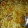El cooksnap de Tere Ludueña cuando hizo Guiso de Coditos Y salchicha Bien Rapidito😁!!.