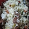 Cooksnap Intan Sakinah semasa beliau membuat Nasi Goreng Sosej.