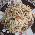 El cooksnap de CocinitasMarilu cuando hizo Tallarines con atún, verduritas y albahaca.