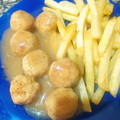 El cooksnap de julia cuando hizo Albóndigas en salsa de vino blanco.