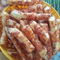 Róka Csilla Cooksnap-ja, amikor elkészítette a(z) Sajtos rudacskák receptet.