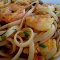 manis's cooksnap of when they made Shrimp scampi & linguine.