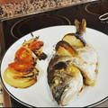 El cooksnap de SuperDesyLaChef cuando hizo Dorada al horno.