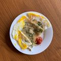 Min-Ju Wang 的 簡易粉漿原味蛋餅 cooksnap