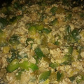 El cooksnap de Francisco cuando hizo Revuelto de zapallitos.
