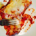 Amy Rhoda's cooksnap of when they made Chicken Manicotti.