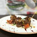 El cooksnap de TiRy Bcn Santo cuando hizo Solomillo con salsa de turrón.