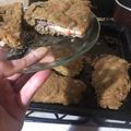El cooksnap de Florencia Solange cuando hizo Milanesas rellenas con caprese y jamón.