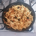 El cooksnap de Miguel Gimeno cuando hizo Penne rigate alla boscaiola.