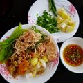 Cooksnap của Thu Phương Lê khi họ làm theo món Mỳ Quảng tôm thịt