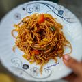 Susmita Patnaik's cooksnap of when they made Indo Chinese noodles.