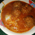 El cooksnap de Karen Liddell cuando hizo Albóndigas rellenas con queso philadelphia.