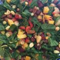 El cooksnap de Diana Garcia cuando hizo Ensalada de espinacas y frutas.