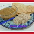 Bushra Mazhar's cooksnap of when they made Halwa puri channay.