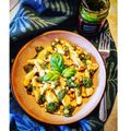 Christina Hoos's cooksnap of when they made Gnocchi mit Basilikumpesto.