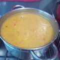 El cooksnap de maribel cuando hizo Porotos con mazamorra.